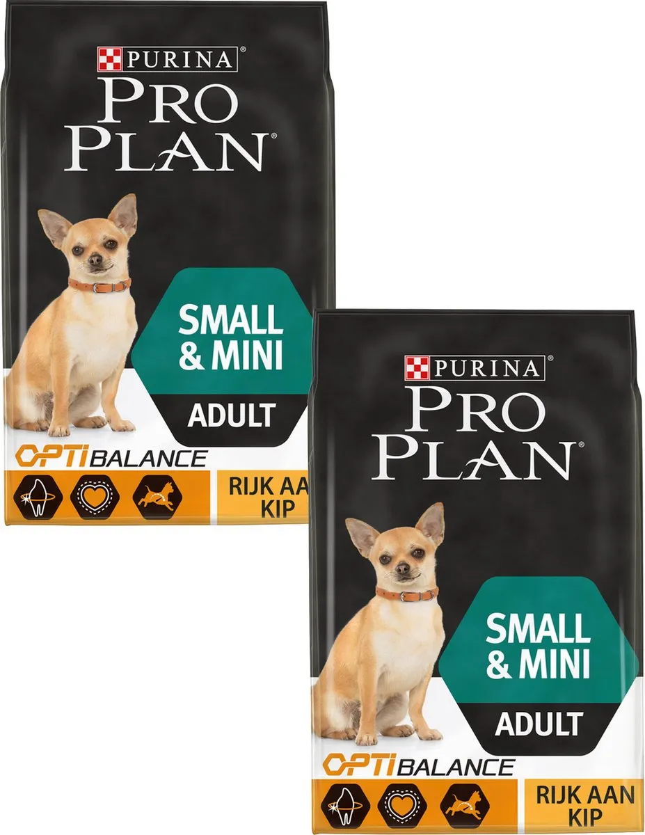 Pro Plan Dog Adult Small & Mini Breed Kip - 2x7kg