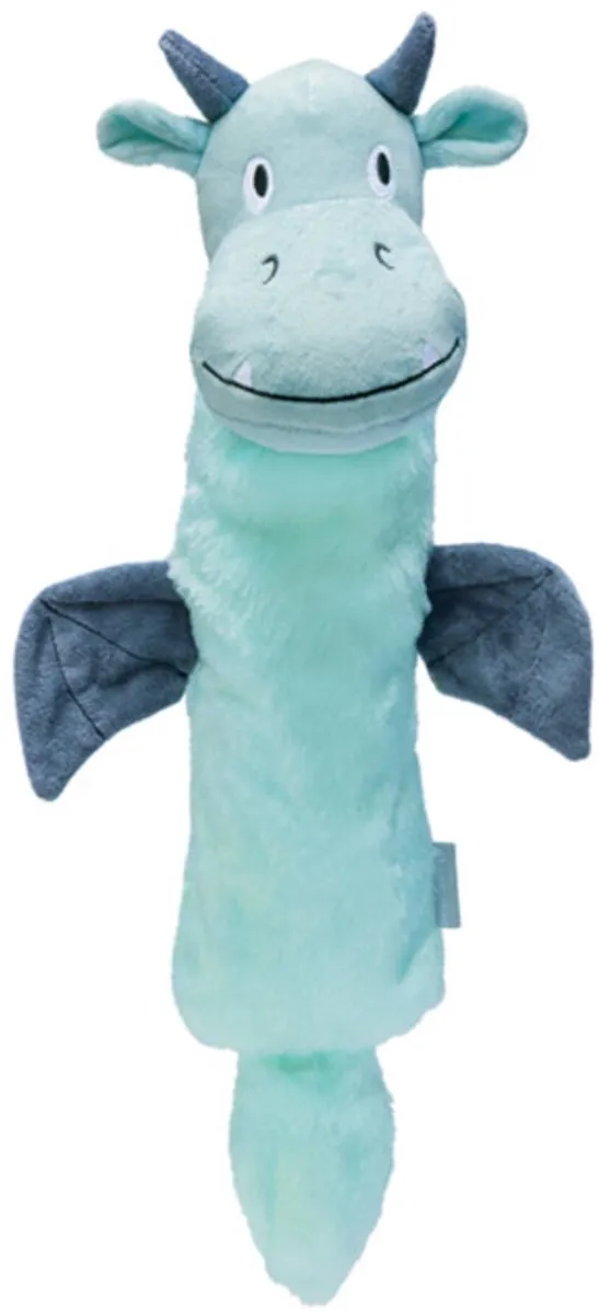 Beeztees Puppy Flatino Draak Yi Hondenspeelgoed - Groen