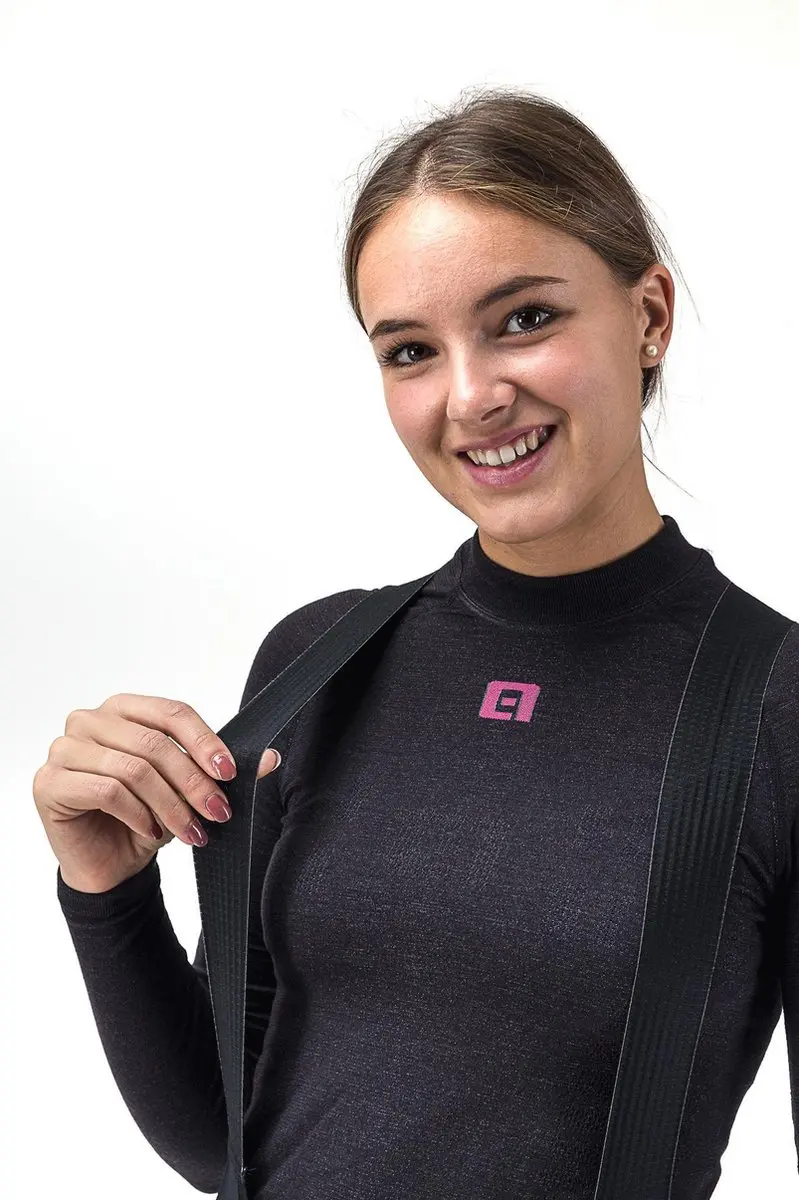 Alé Seamless Wool Dames Ondershirt Lange Mouw - Grijs - afbeelding 5 van 6