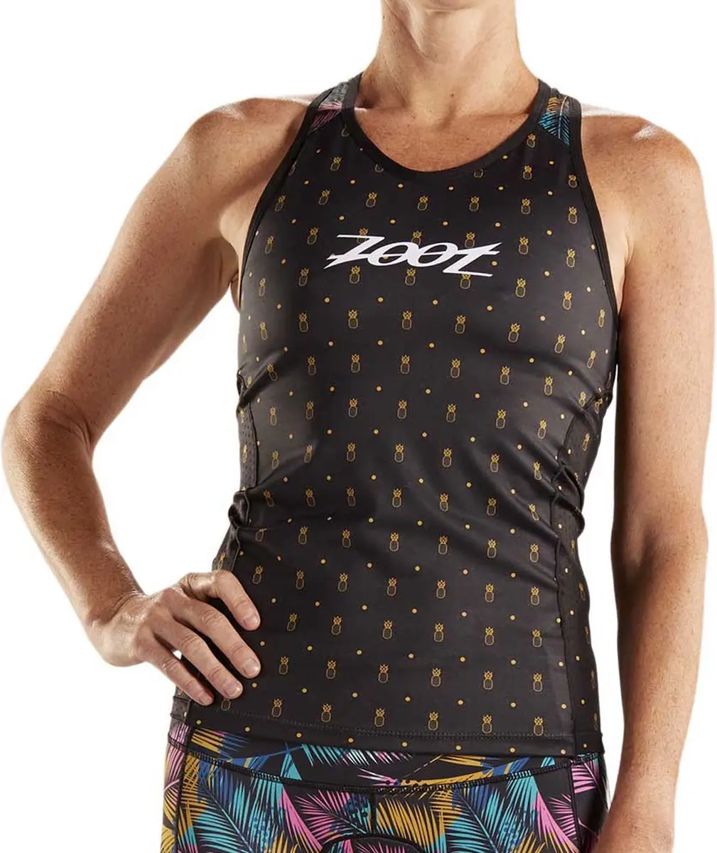 Zoot Ltd Racerback Ali´i Mouwloos Fietstrui Zwart L Vrouw