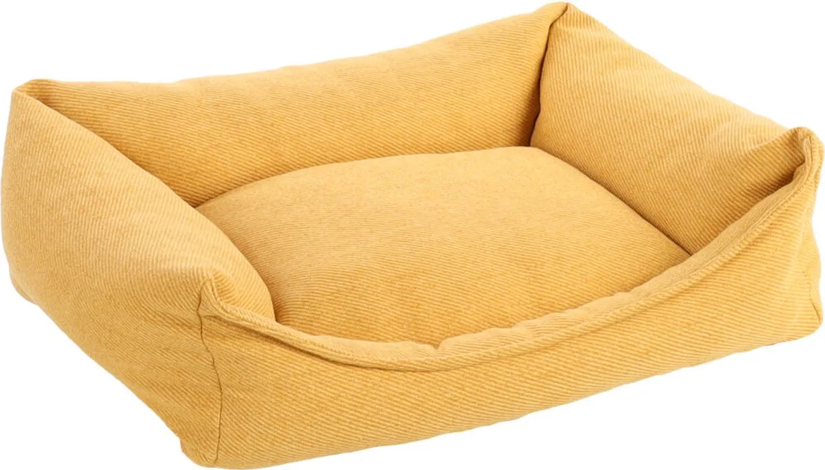 Flamingo Baldar Orthopedisch Hondenbed M - Geel