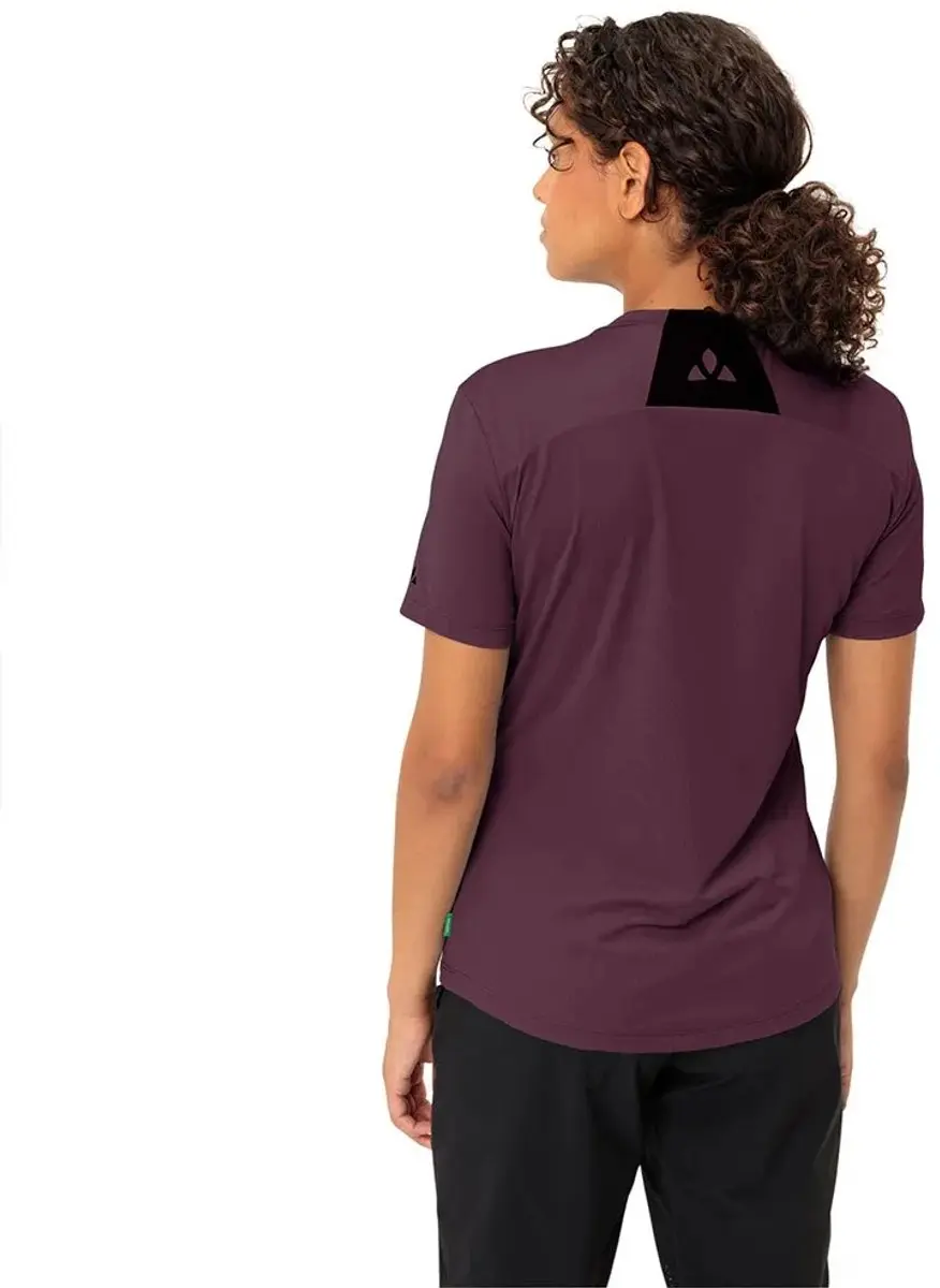 VAUDE Qimsa Logo Dames T-Shirt - Cassis - afbeelding 5 van 6