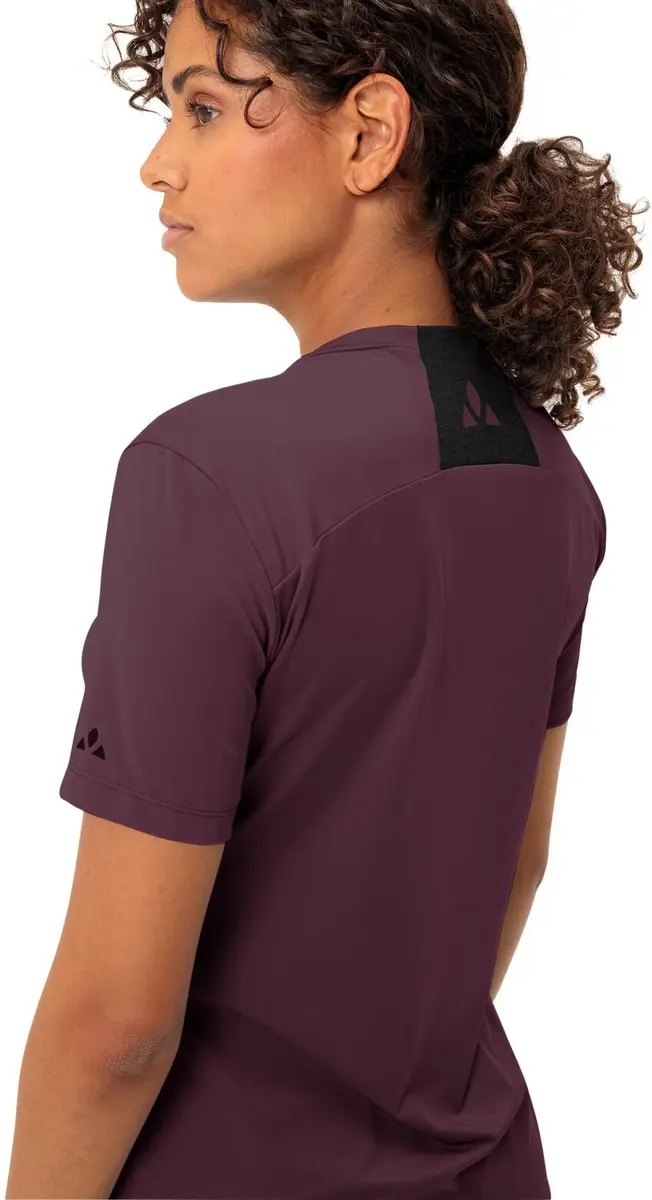 VAUDE Qimsa Logo Dames T-Shirt - Cassis - afbeelding 3 van 6