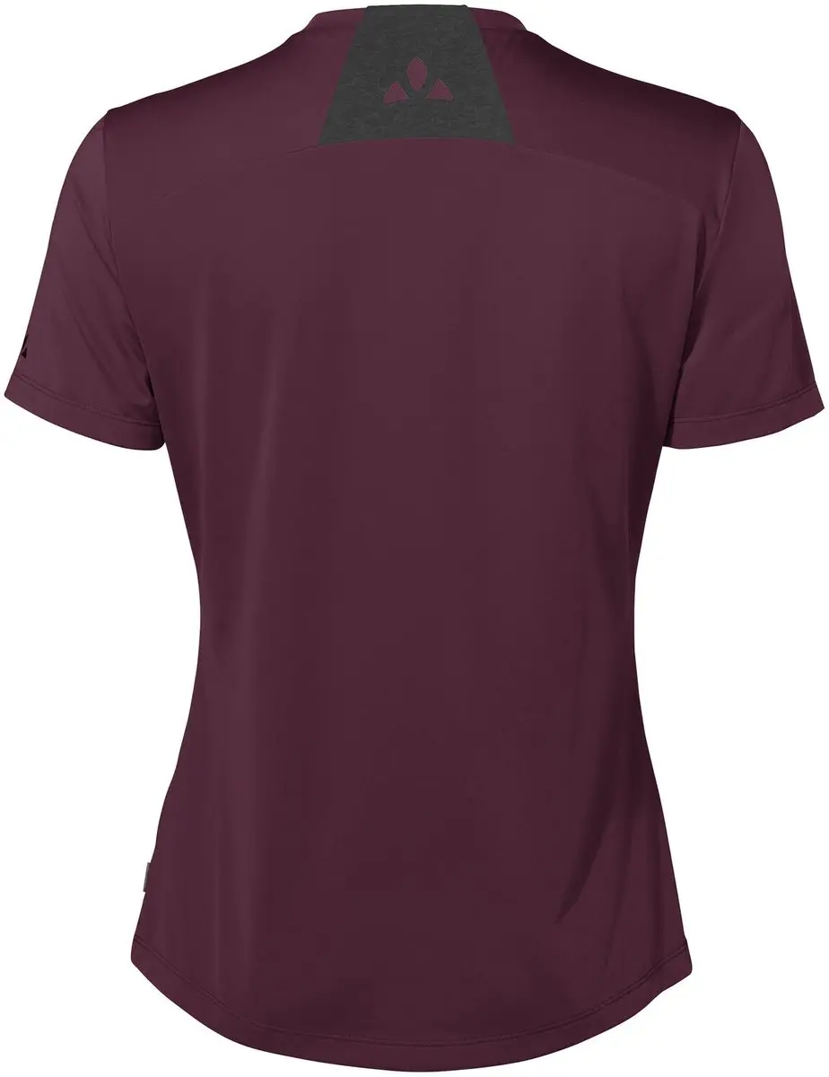 VAUDE Qimsa Logo Dames T-Shirt - Cassis - afbeelding 2 van 6