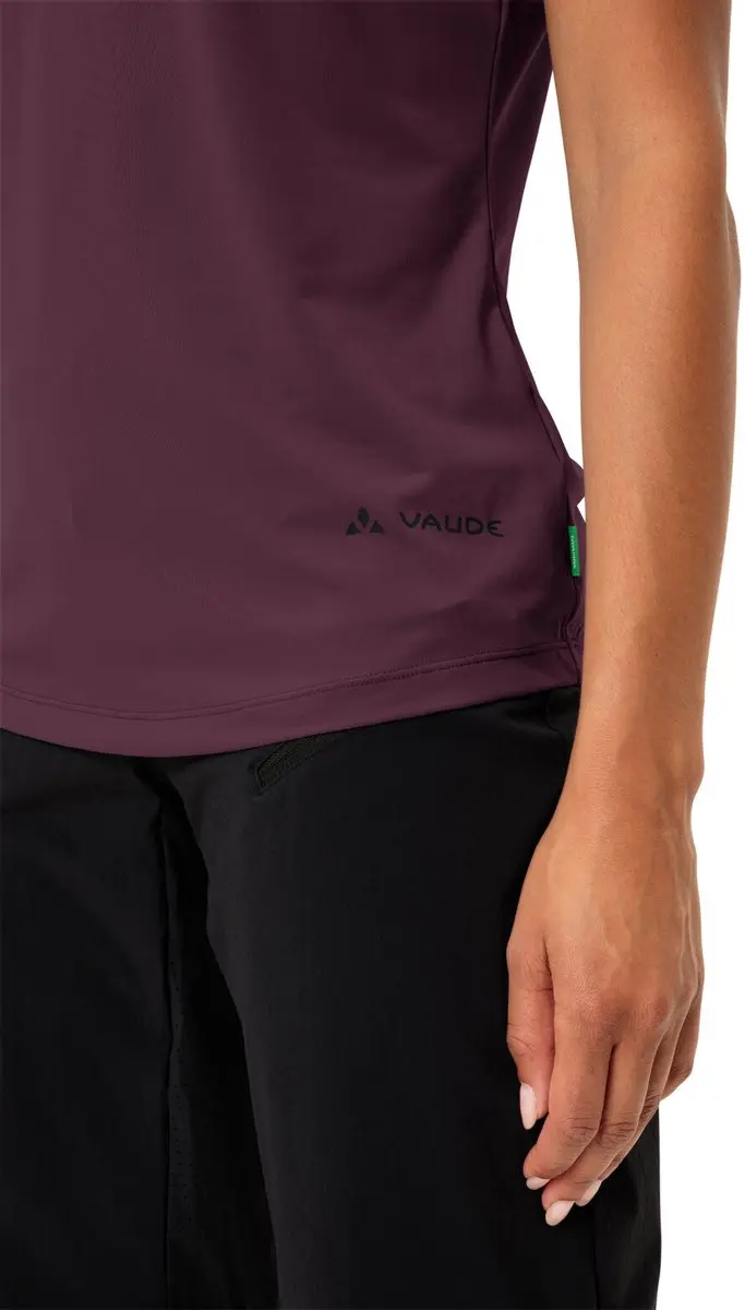 VAUDE Qimsa Logo Dames T-Shirt - Cassis - afbeelding 4 van 6