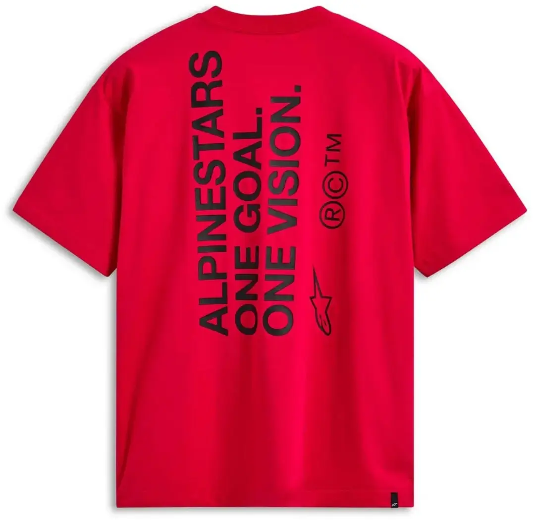 Alpinestars One Oversized T-shirt Rood - XL - afbeelding 4 van 4