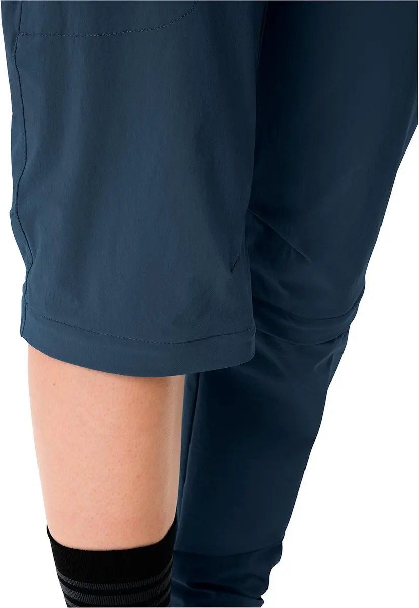 Vaude Farley Stretch Capri III Zip-off Broek - Dark Sea - afbeelding 5 van 5