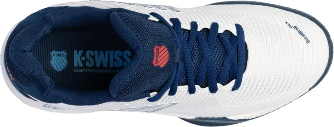 K-Swiss Hypercourt Express 2 Allcourt Schoenen - White/Blue Opal - afbeelding 3 van 6