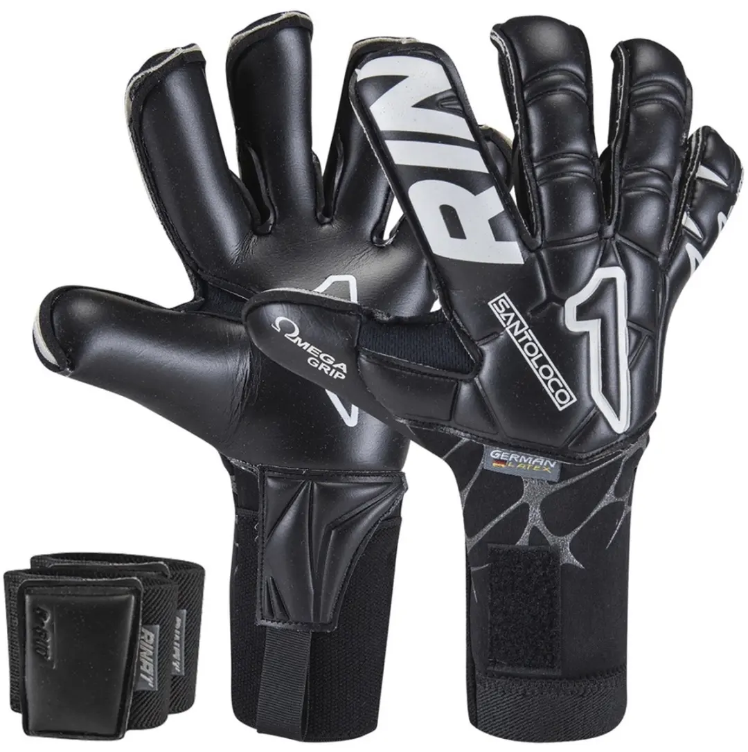 Rinat Santoloco Alpha Keepershandschoenen - Zwart - 8 - afbeelding 4 van 6