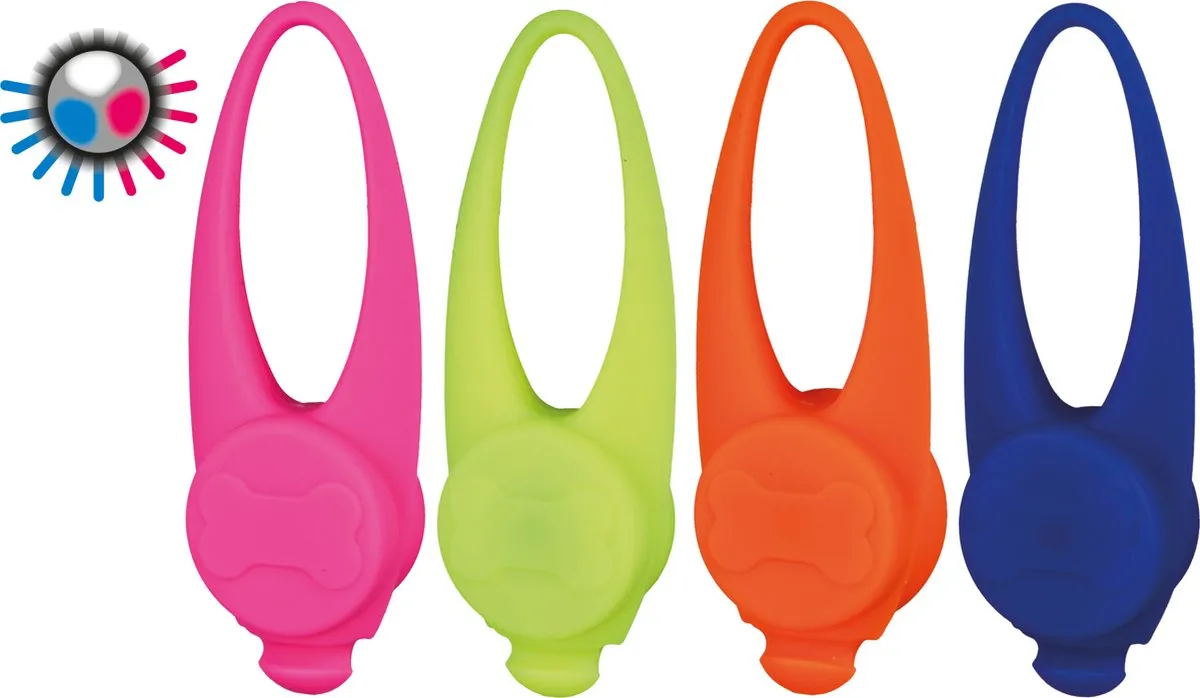 Trixie Flasher Veiligheidslampje Blauw - 8 cm - afbeelding 3 van 6