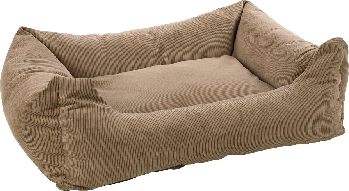 Flamingo Celeste Hondenmand Beige 100x80x30cm