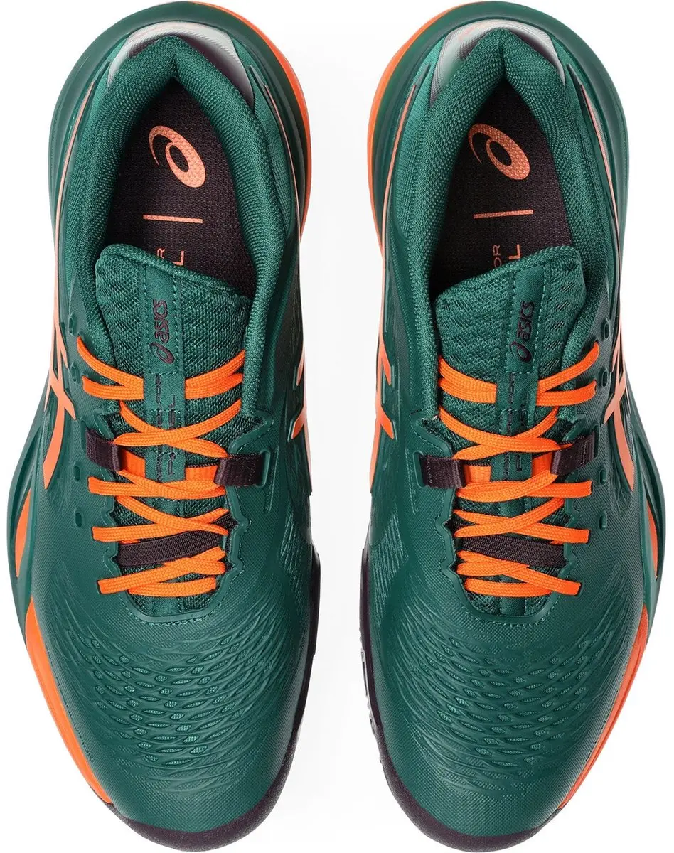 ASICS Gel-Resolution X Padelschoenen - Groen/Oranje - afbeelding 2 van 6