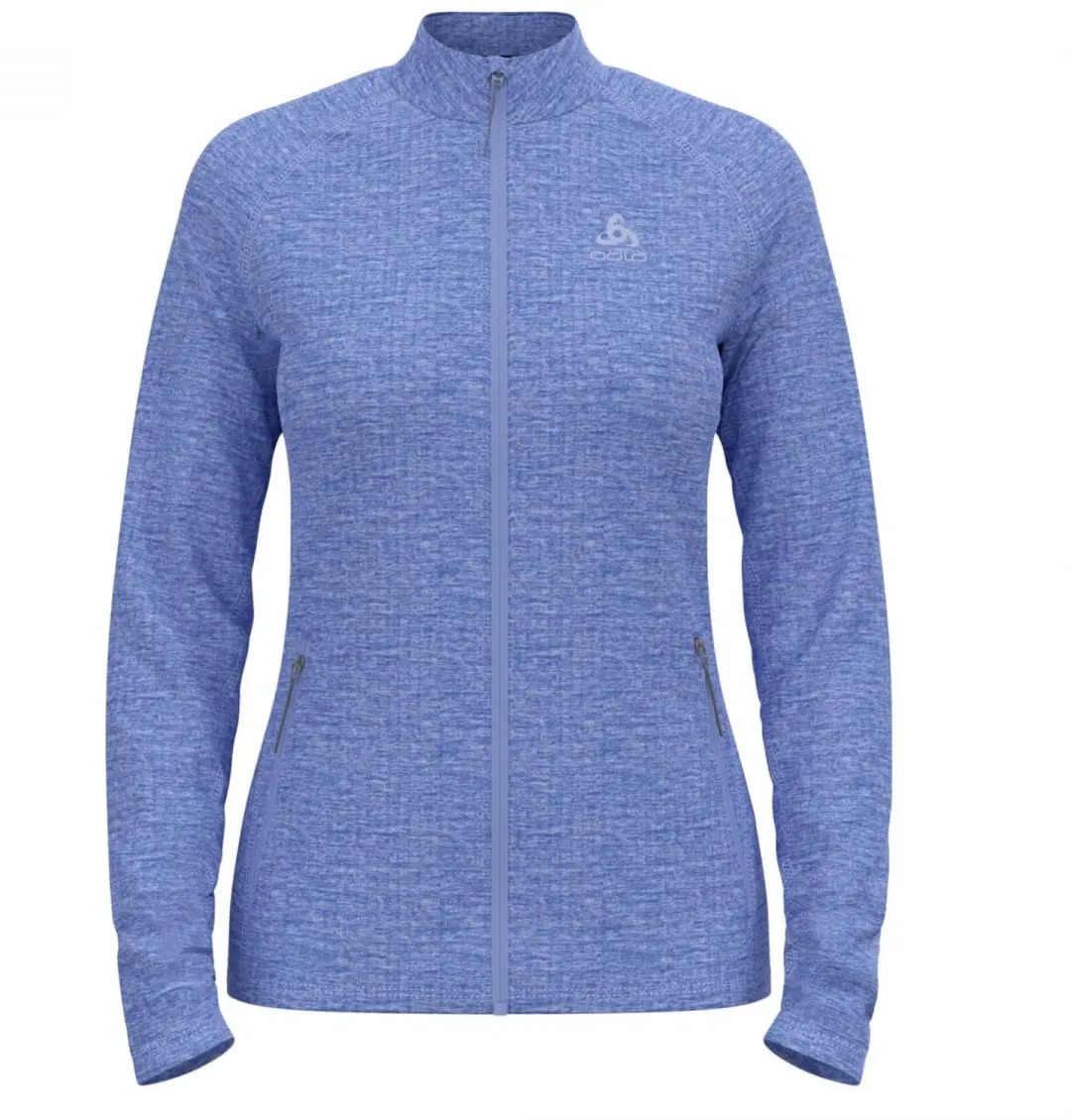 Odlo Fli Fleece Met Volledige Rits Blauw S Vrouw