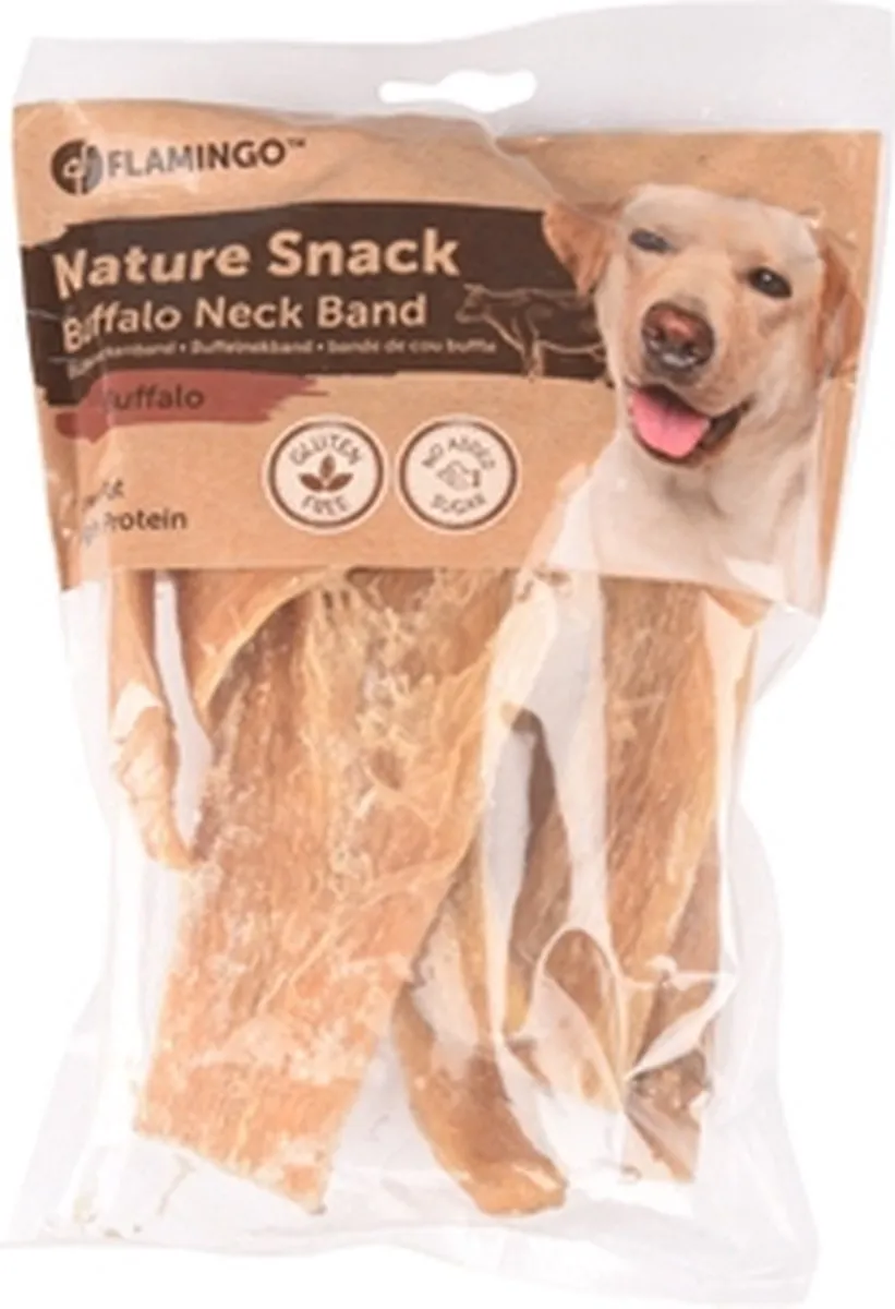Flamingo Nature Snack Nekband Honden 200g