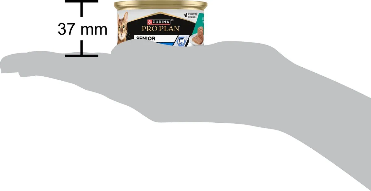 Pro Plan Senior Kat 7+ Natvoer Tonijn - 24x85g