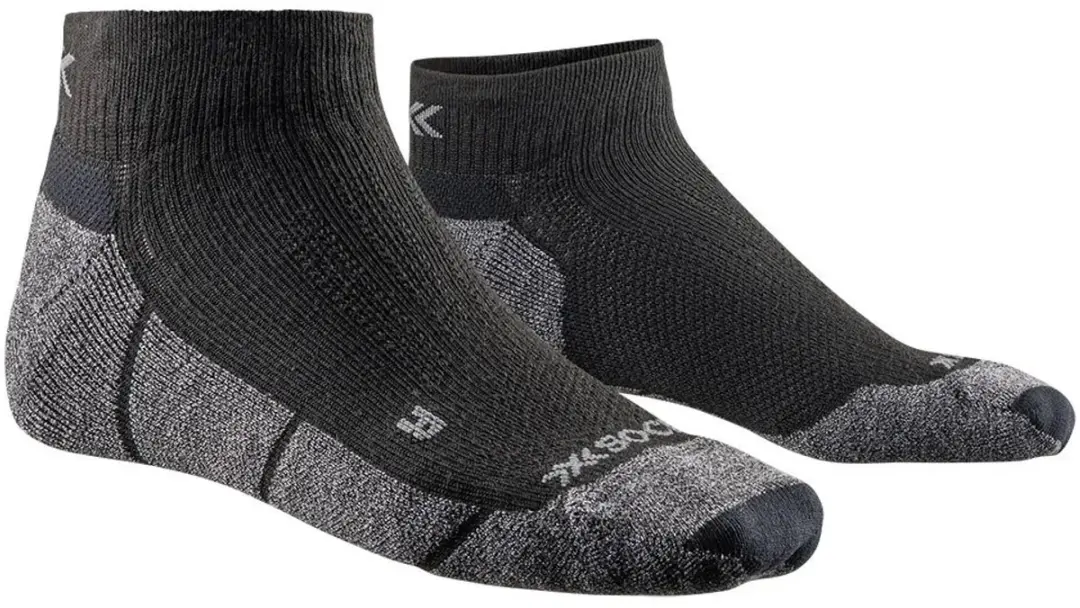 X-Socks Core Natural Low Cut Sportsokken Zwart/Antraciet 35-38