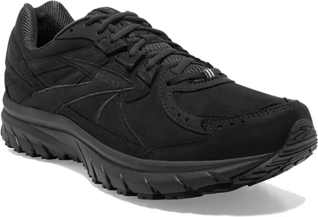 Brooks Zeal Walker Heren Wandelschoen Zwart Suede
