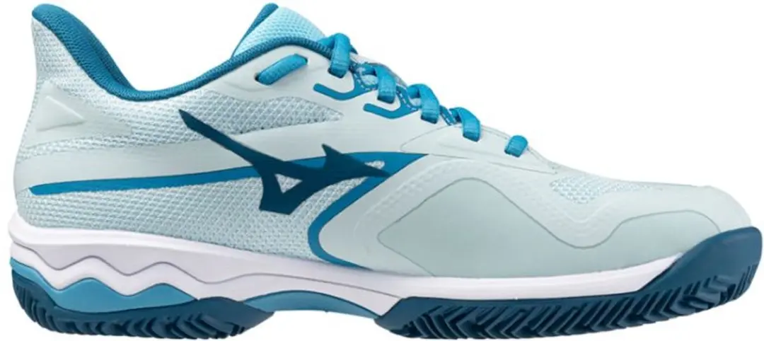 Mizuno Wave Exceed Light 2 CC Tennisschoenen Padelschoenen Dames Blauw