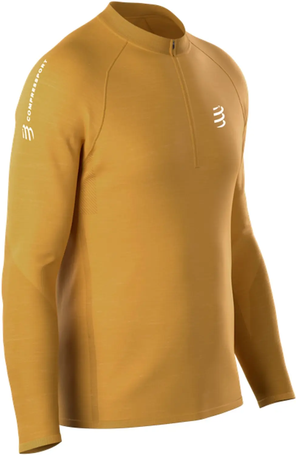 Compressport Merino Half-Zip Longsleeve - Sunflower - afbeelding 6 van 6