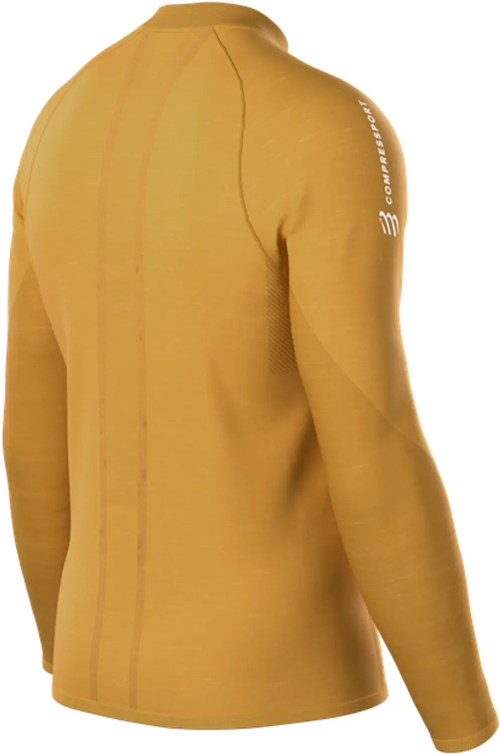 Compressport Merino Half-Zip Longsleeve - Sunflower - afbeelding 2 van 6