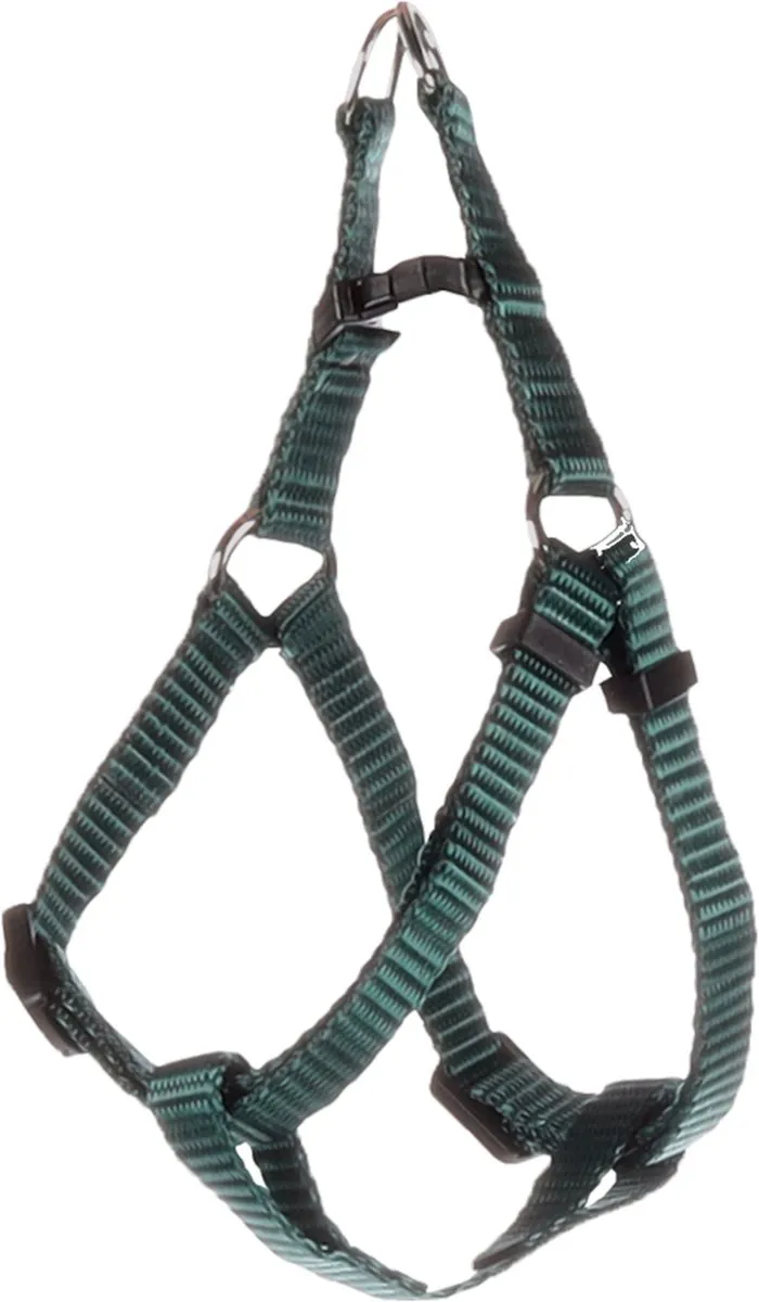 Flamingo Ziggi Step&go Hondenharnas - Donkergroen XL 60-90cm