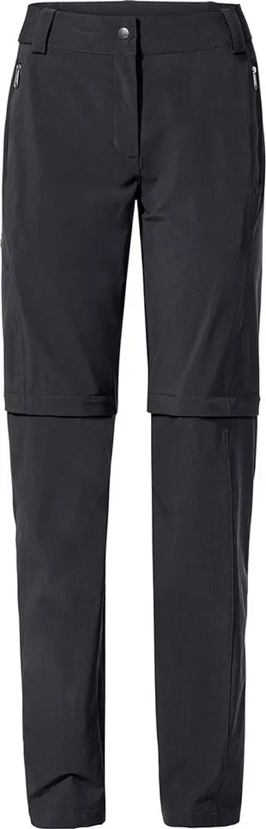 Vaude Farley Stretch ZO T-Zip II Dames Broek - Zwart - afbeelding 4 van 4