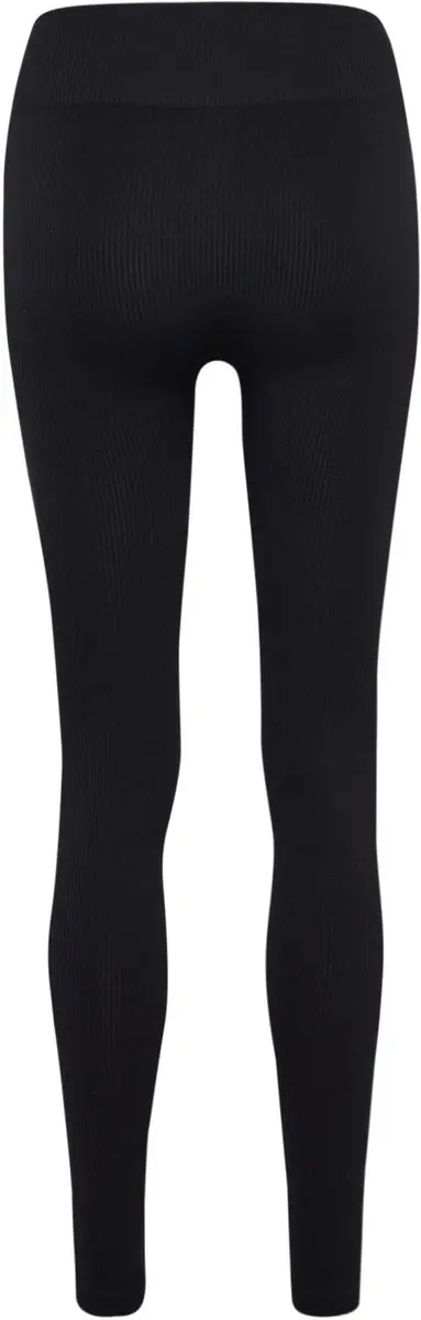 Hummel Pulse Seamless Rib Mw Tights - Zwart - afbeelding 3 van 6