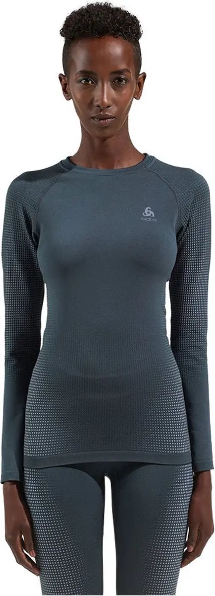 Odlo Top Performance Warm Eco Lange Mouwen Basislaag Blauw L Vrouw