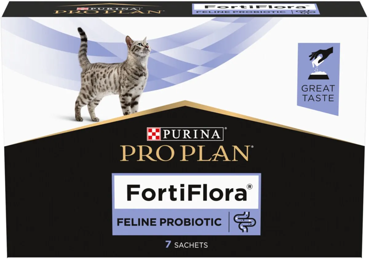 Pro Plan Feline Fortiflora Voedingssupplement 7x1g - afbeelding 6 van 6