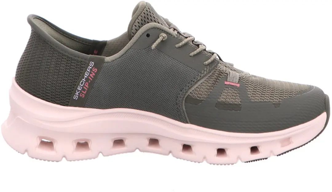 Skechers Glide Step Pro Dames Sportschoenen - Kaki - Maat 36 - afbeelding 3 van 4