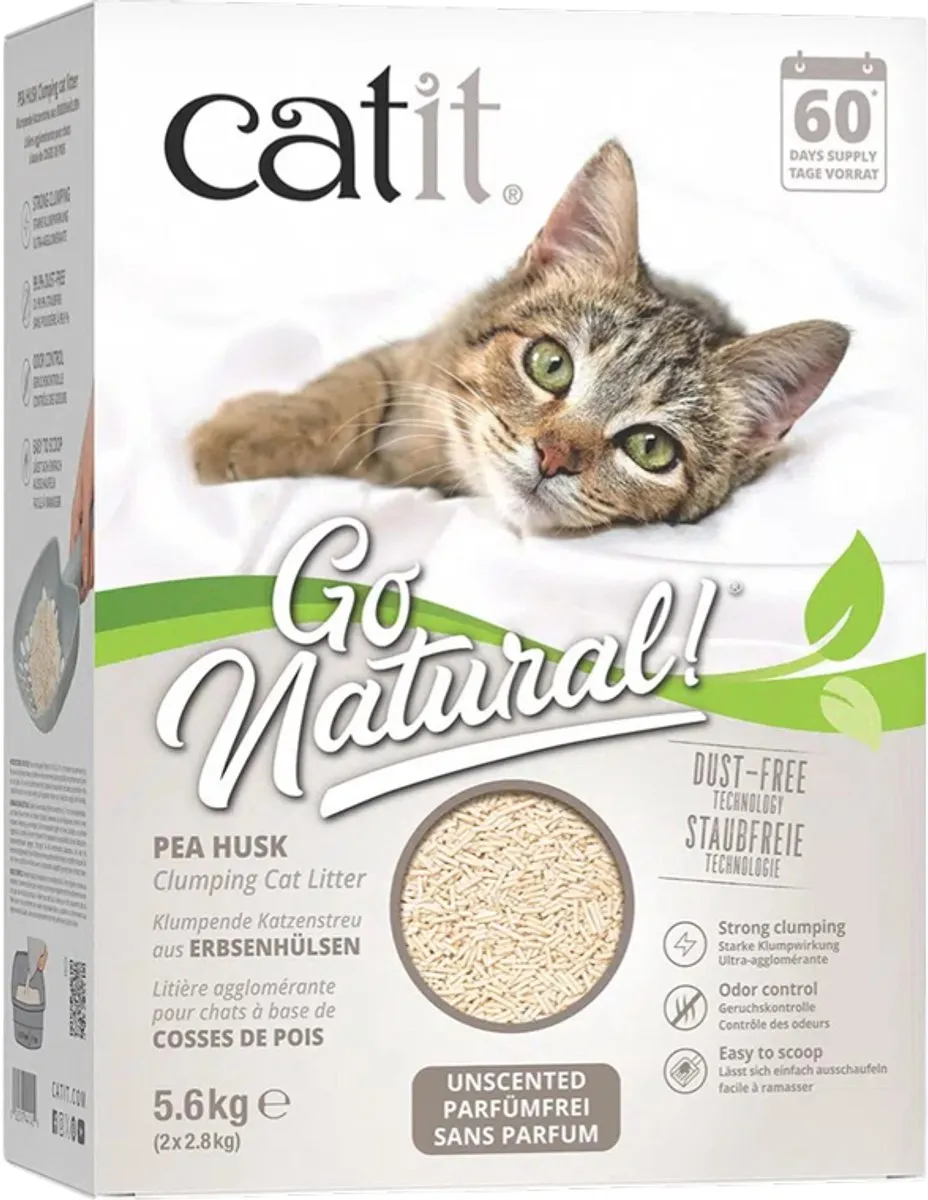 Catit Erwtenschil Kattenbakvulling 5.6kg - Vanille & Lavendel