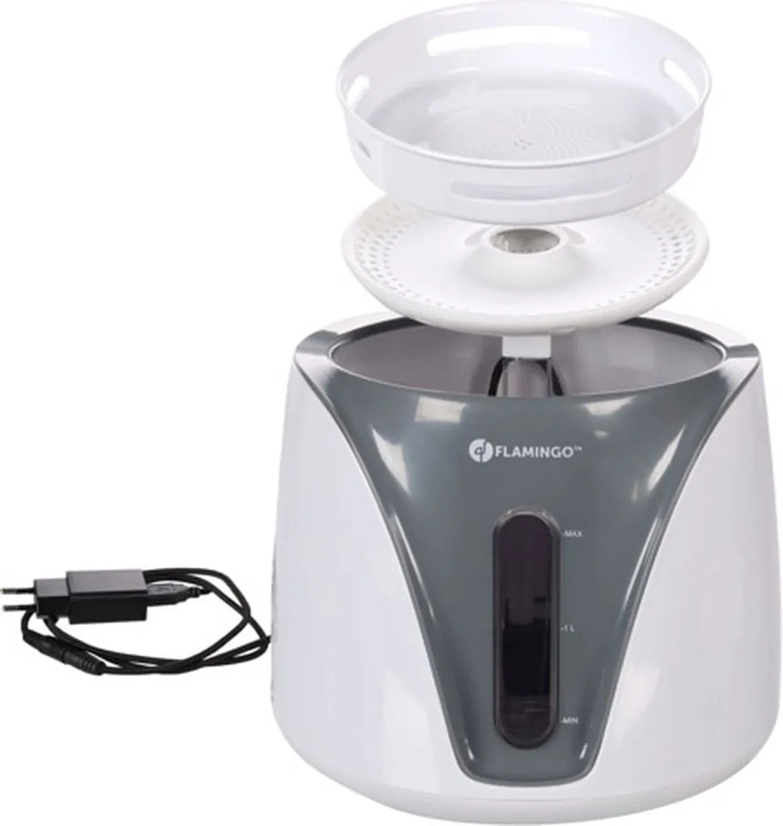 Flamingo Adriana Automatische Huisdierenwaterdispenser - Grijs