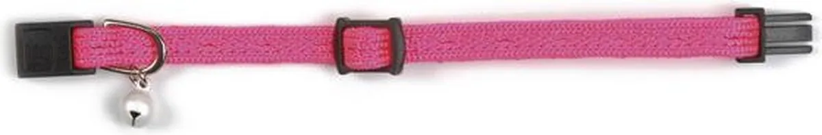 Beeztees Kittenhalsband Fel Roze 16-23cm