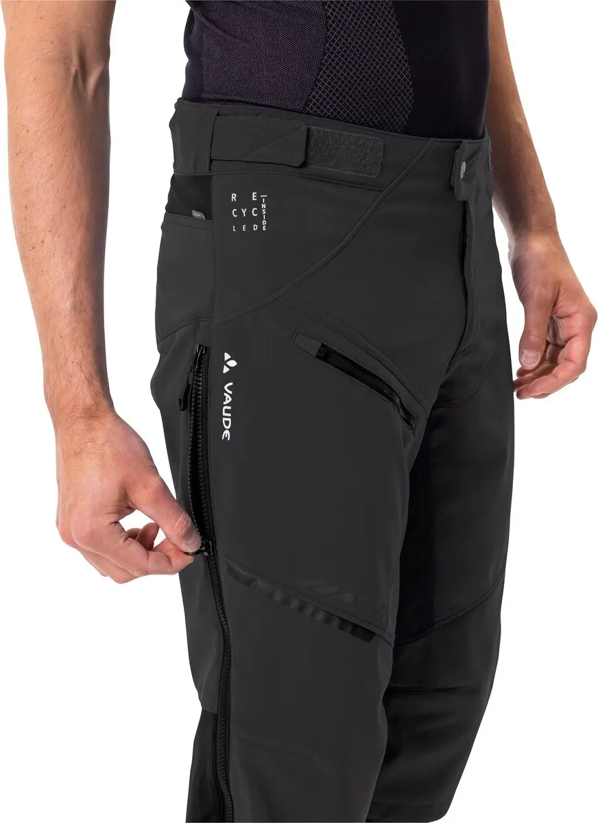 VAUDE Virt II Softshell Broek Heren - Zwart - afbeelding 6 van 6