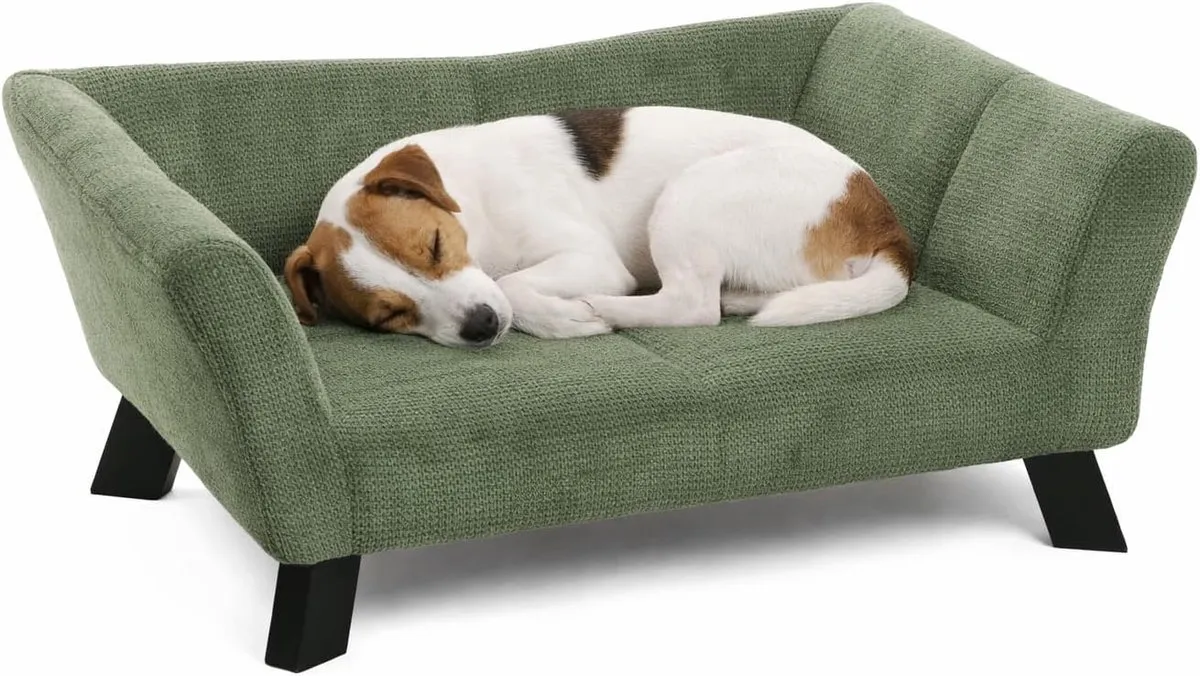Flamingo Damario Hondenbed Groen 62,5x43x25cm