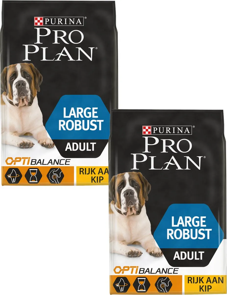 Pro Plan Dog Adult Large Breed Robust Kip - 2x14kg