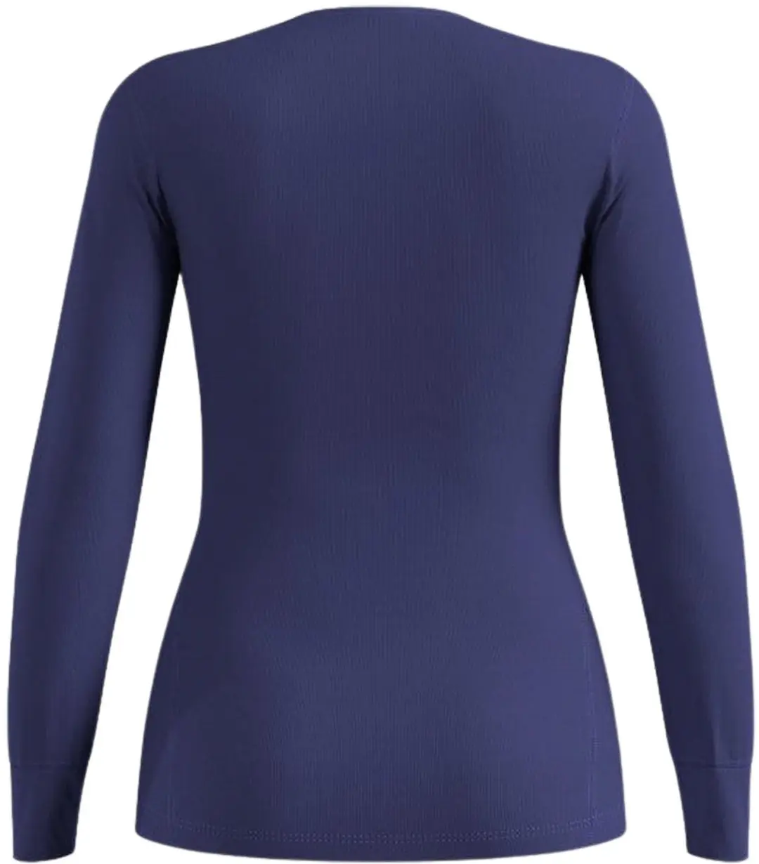 Odlo Performance Warm Blackcomb Baselayer Crew Neck Shirt Dames - Donkergrijs - afbeelding 4 van 4