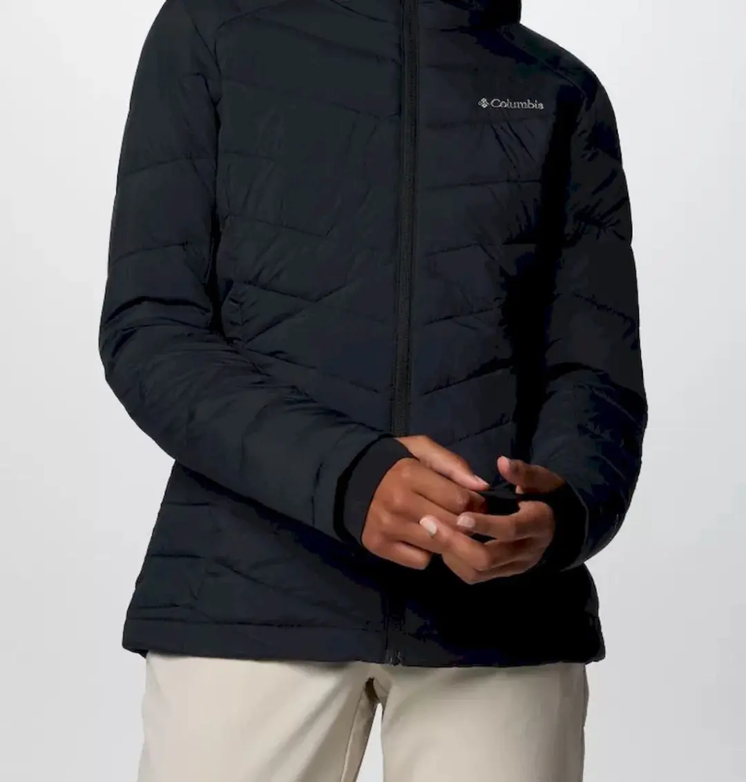 Columbia Joy Peak II Jack met Capuchon Dames - Zwart - afbeelding 4 van 6