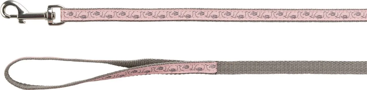 Trixie Kattentuig met riem Grijs/Roze - 27-45 cm