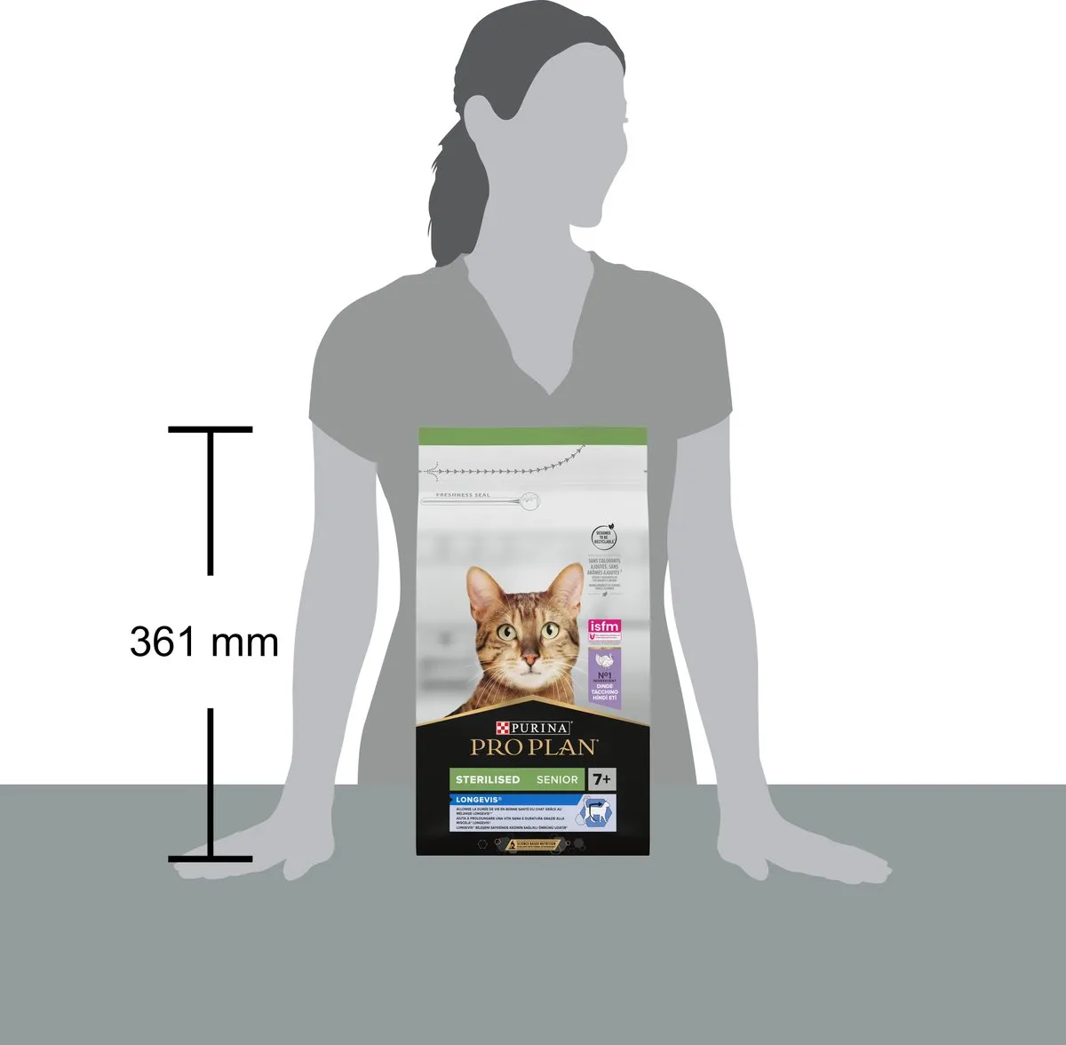 Pro Plan Sterilised Senior Kalkoen Kattenvoer Droogvoer 1.5kg