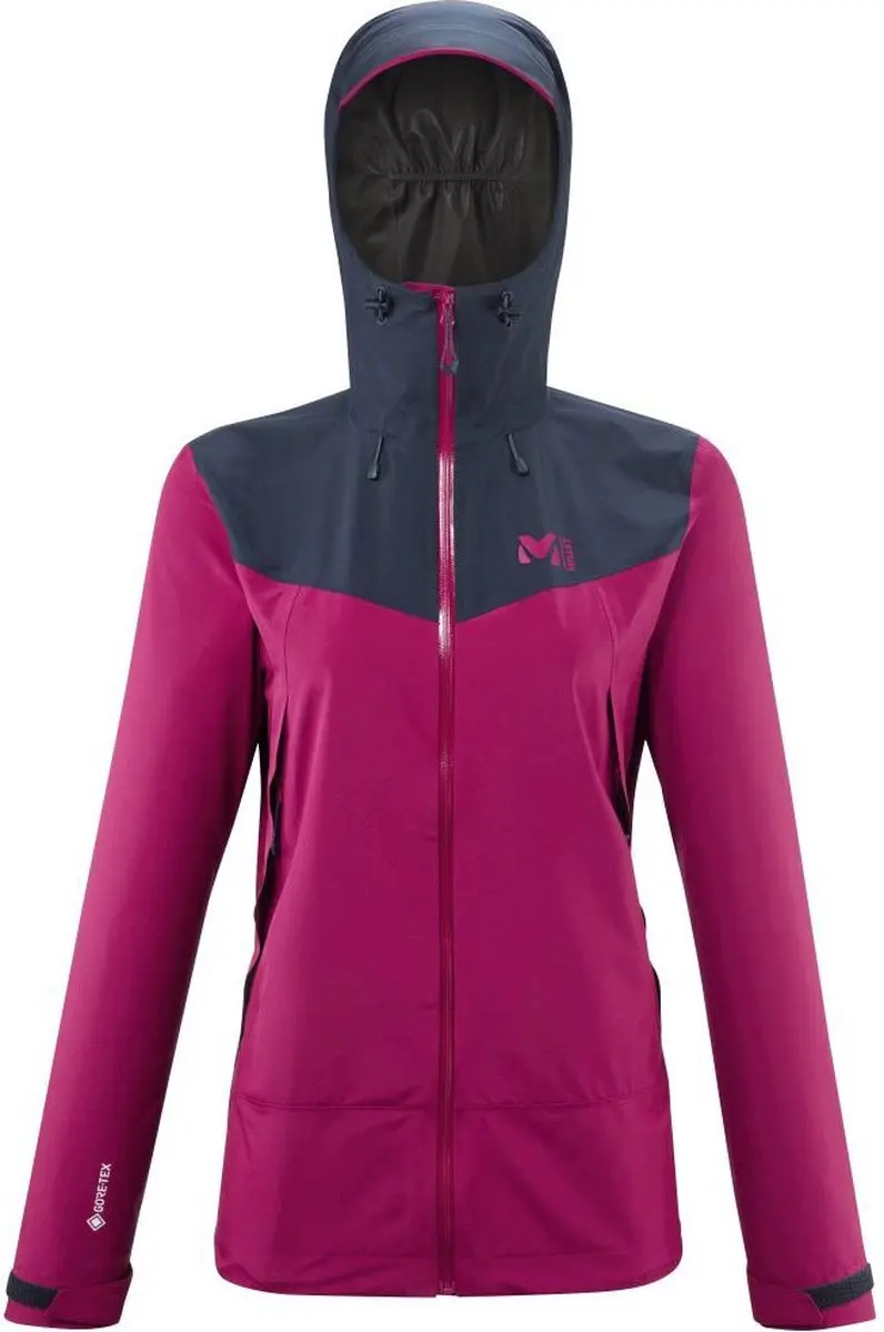 Millet Mungo Ii Goretex Regenjack Met Volledige Rits Blauw,Paars M Vrouw