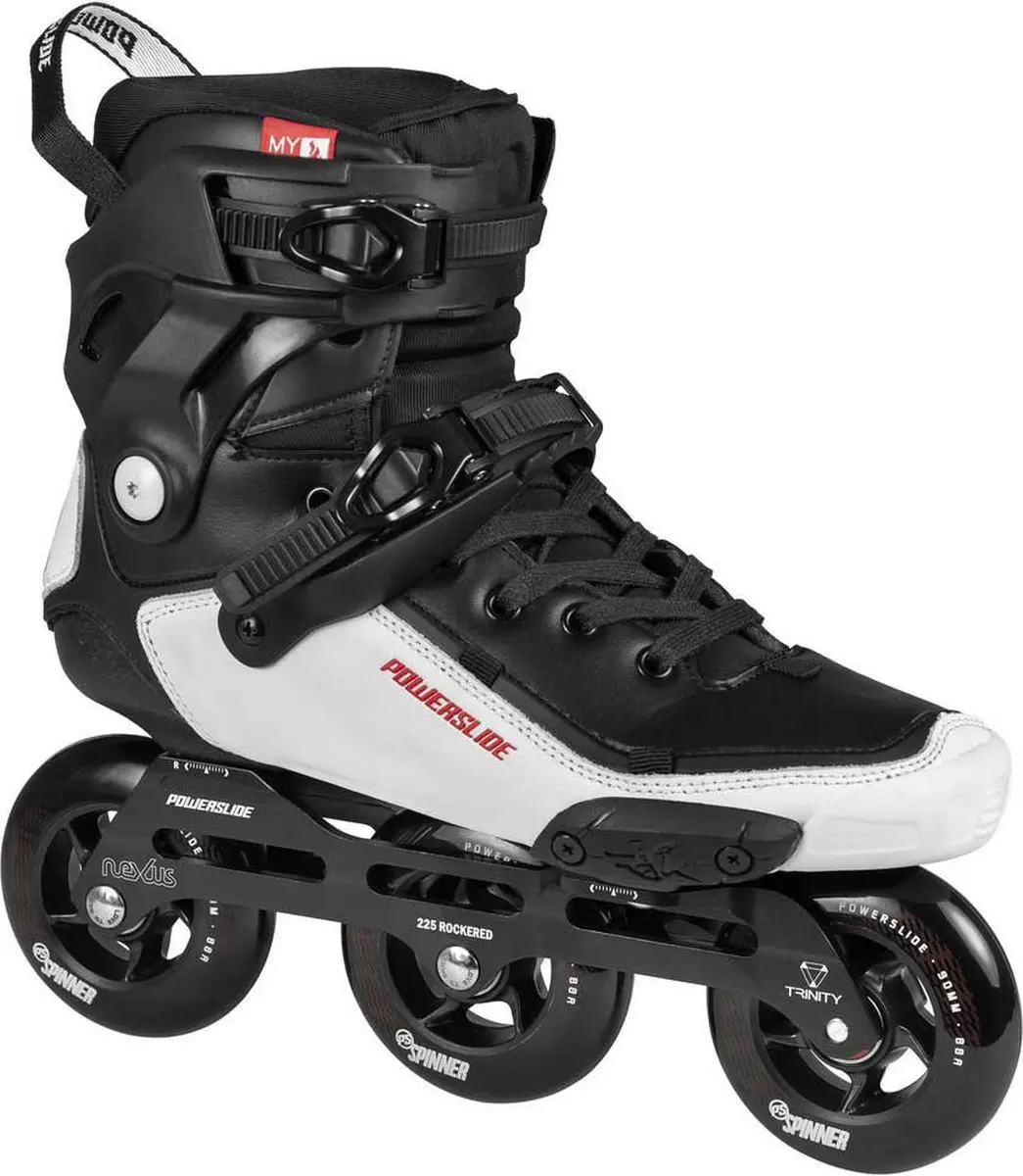 Powerslide Tau 90 Inline Skates - Wit/Zwart - EU 40 - afbeelding 2 van 6