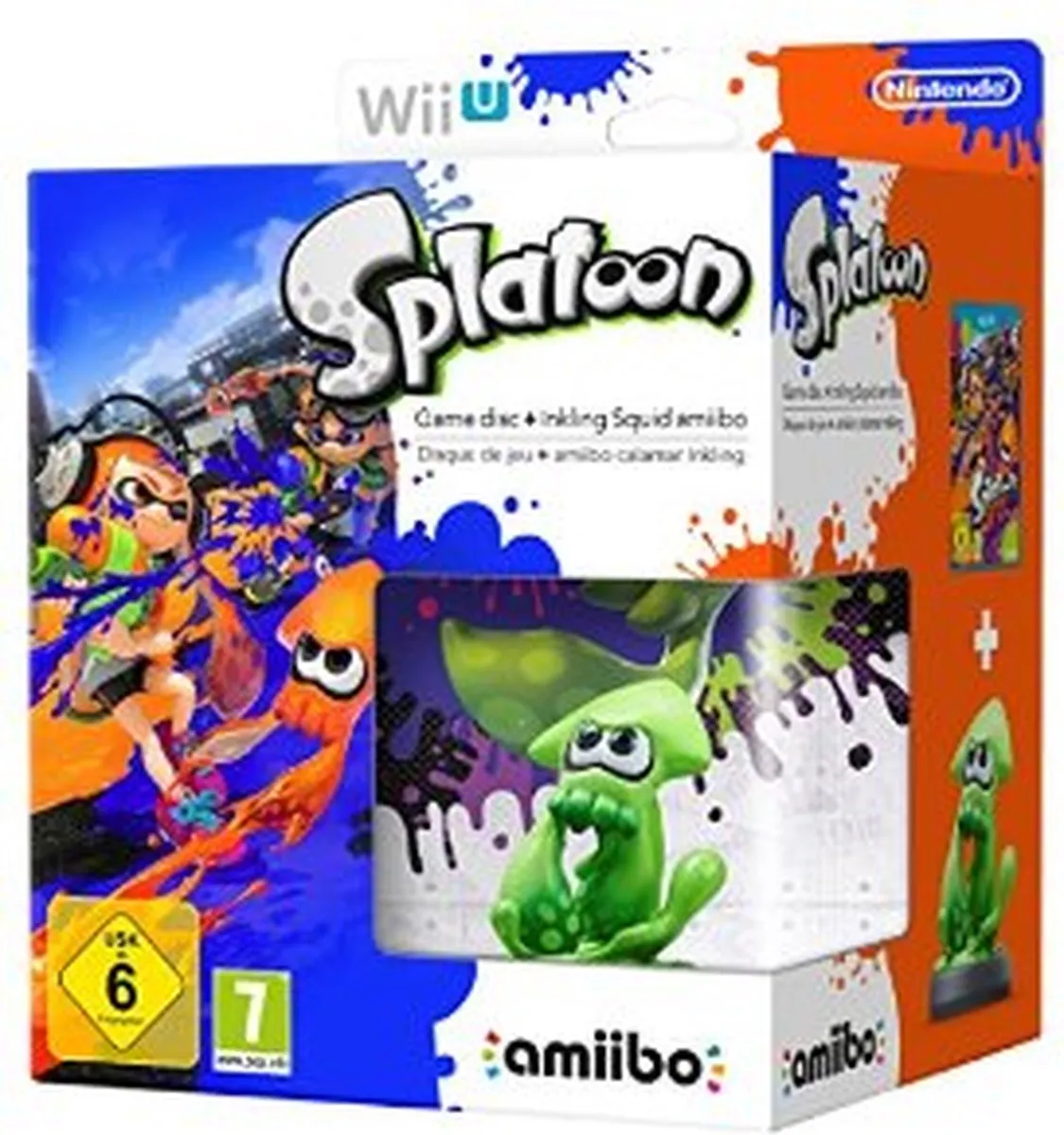 Nintendo Splatoon Inkling Squid amiibo - Wii U