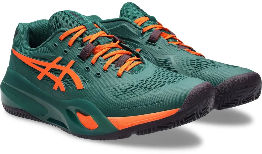 ASICS Gel-Resolution X Padel - Jewel Green/Energy Orange - afbeelding 3 van 6