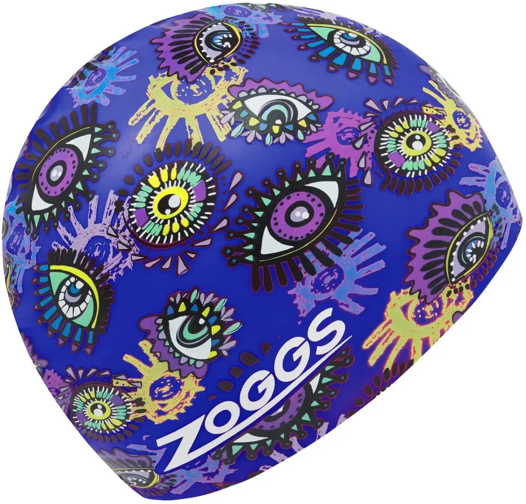 Zoggs Silicone Printed Zwembadmuts Veelkleurig - afbeelding 3 van 6