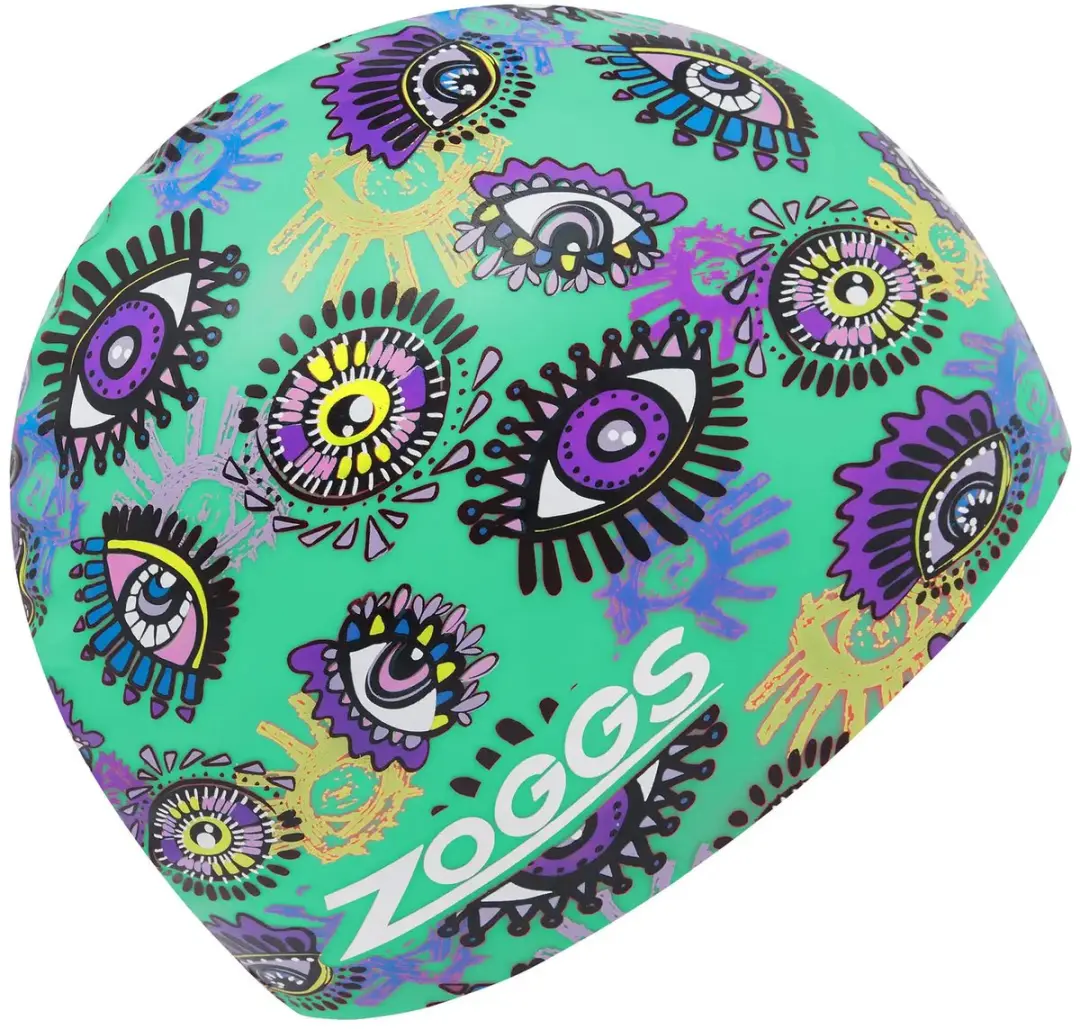 Zoggs Silicone Printed Zwembadmuts Veelkleurig - afbeelding 5 van 6