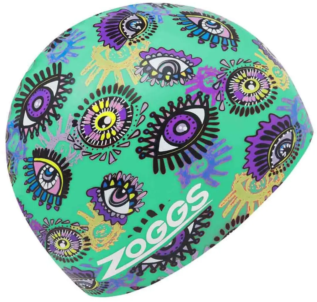Zoggs Silicone Printed Zwembadmuts Veelkleurig - afbeelding 6 van 6