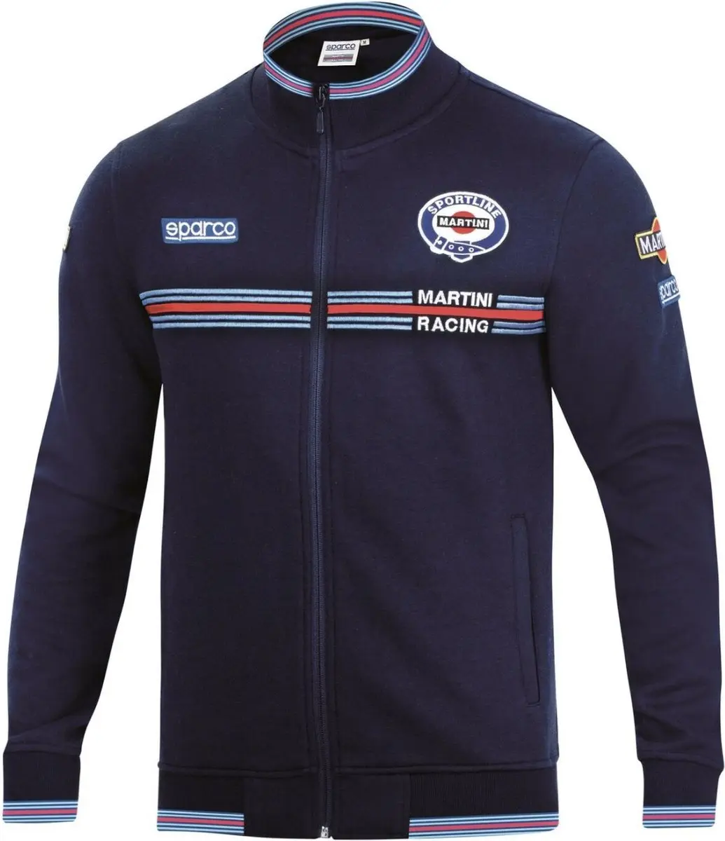 Sparco Sweater met rits MARTINI-Racing maat