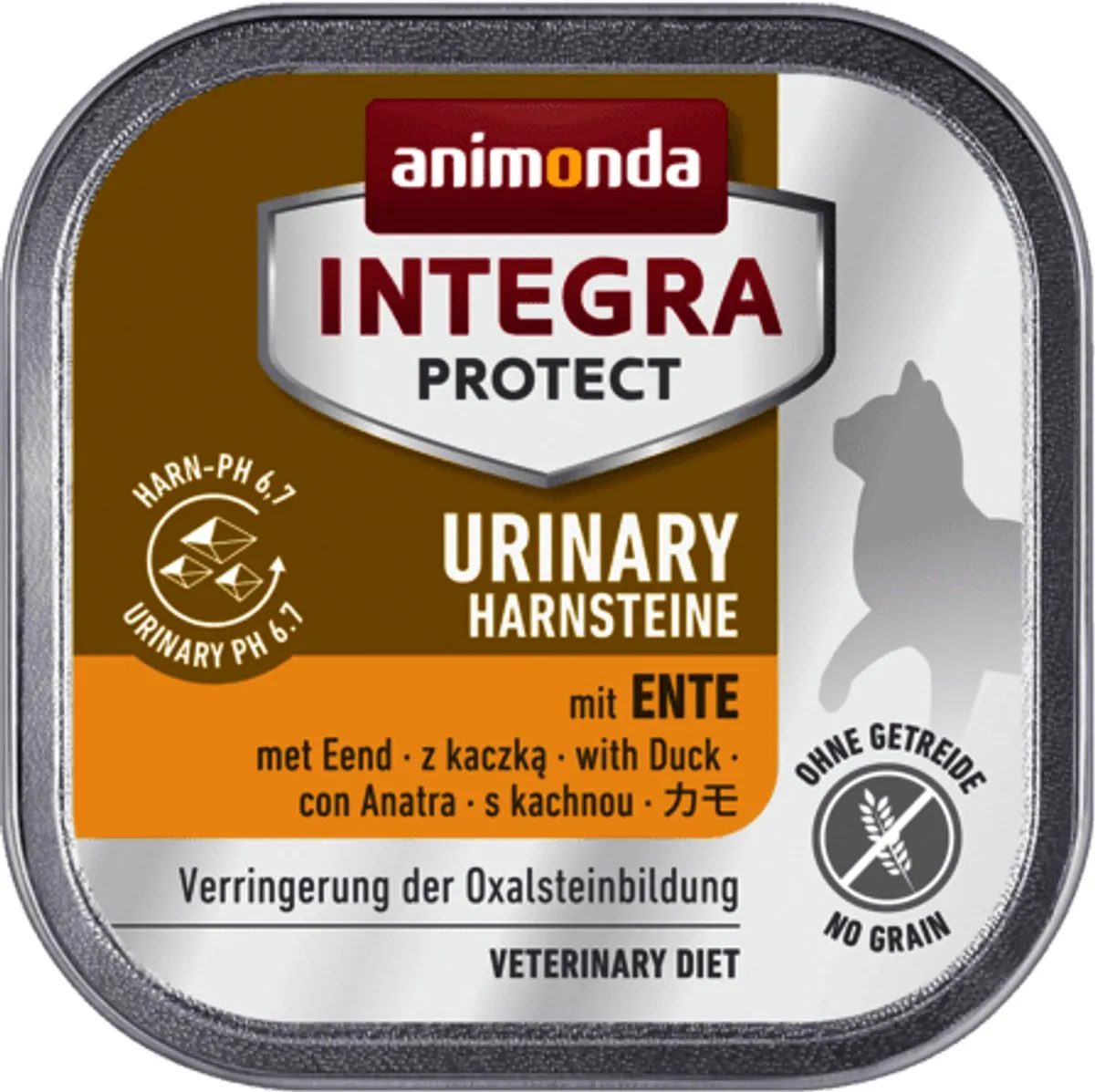 Animonda Integra Protect Harnsteine Eend Nat Kattenvoer - 16x100g