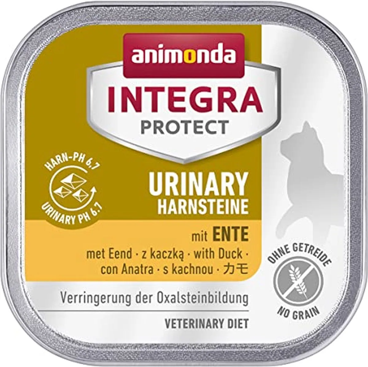 Animonda Integra Protect Harnsteine Eend Nat Kattenvoer - 16x100g